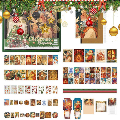 Christmas Scrapbook Stickers Set Decals Sticky Notes