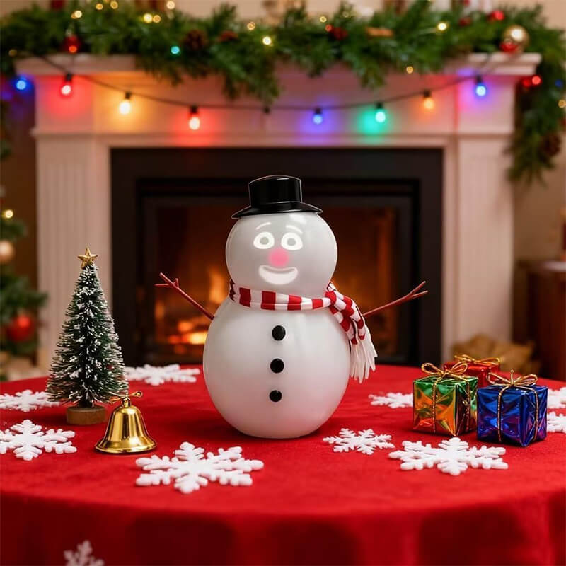 Talking Snowman LED Toy with Speaker and USB Charging