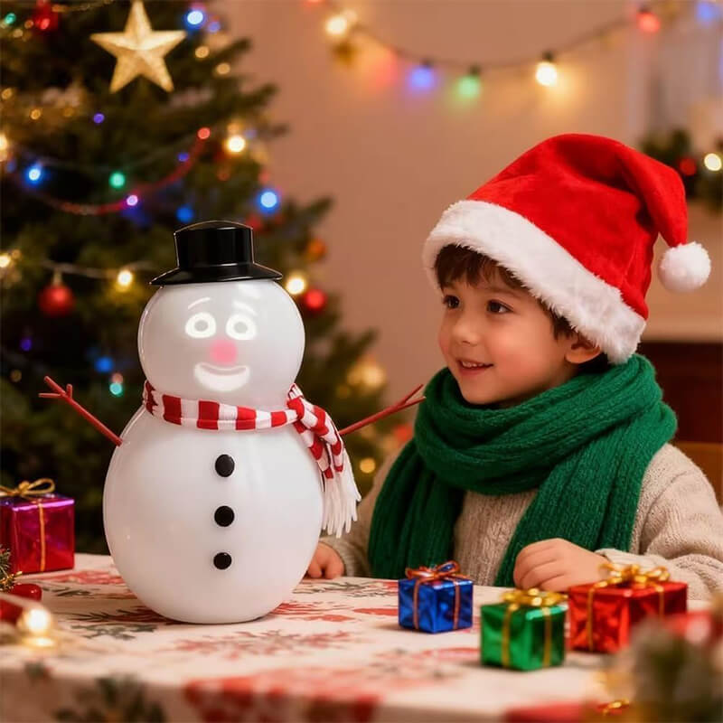 Talking Snowman LED Toy with Speaker and USB Charging