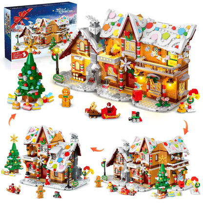 Gingerbread House Building Set with LED Lights