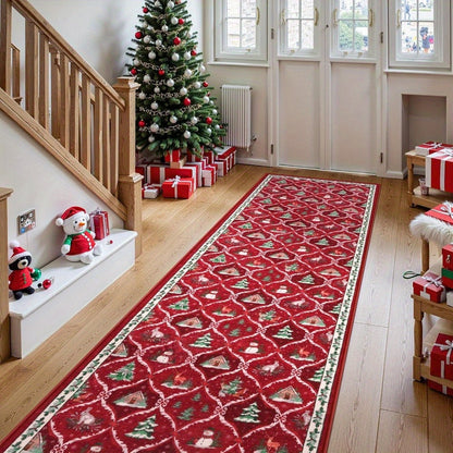 Christmas Runner Rug Holiday Carpet