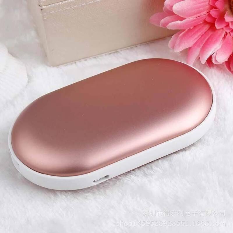 Rechargeable Hand Warmer Power Bank Portable Charger Device