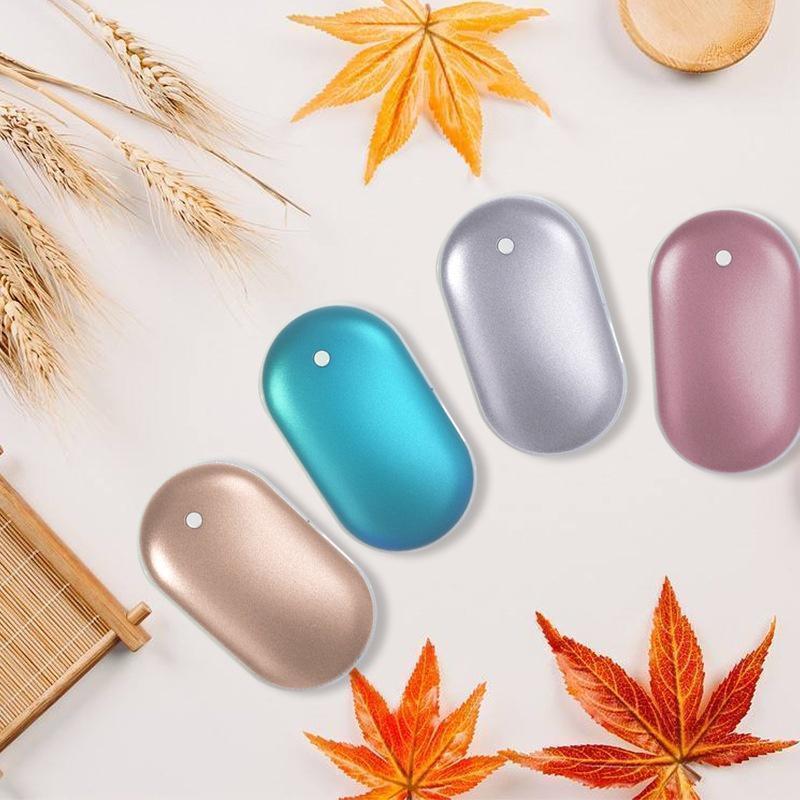 Rechargeable Hand Warmer Power Bank Portable Charger Device