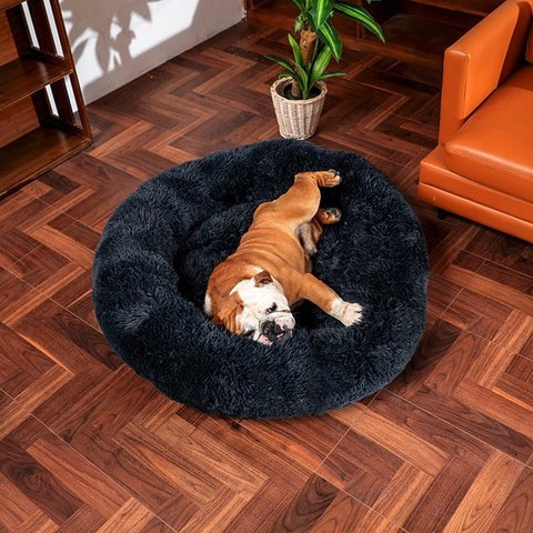 Calming Dog Bed Circular Removable Cover