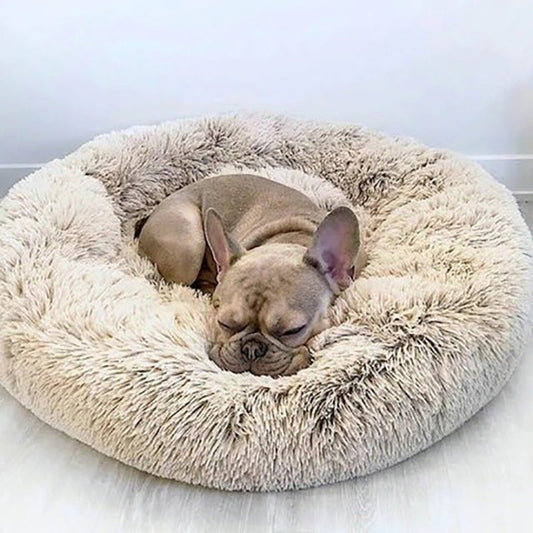 Calming Dog Bed Circular Removable Cover