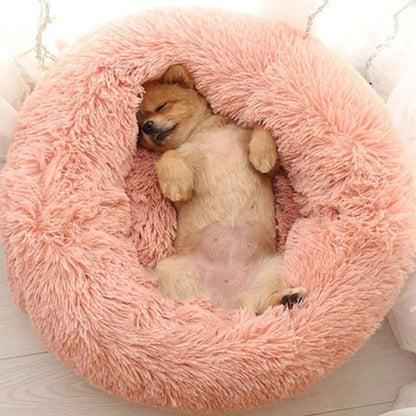 Calming Dog Bed Circular Removable Cover