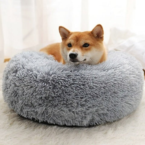 Calming Dog Bed Circular Removable Cover