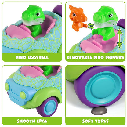 Dinosaur Remote Control Car RC Rechargeable Battery Light Music