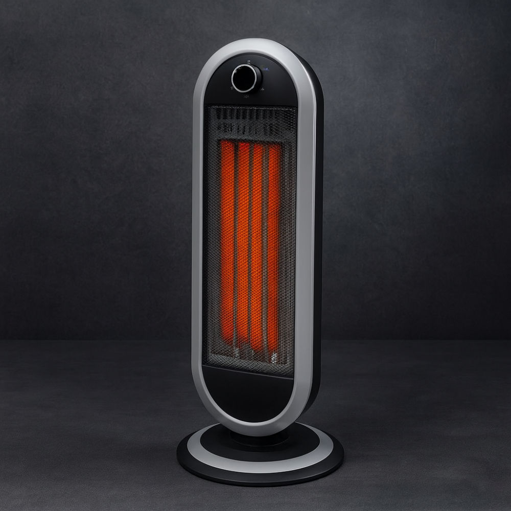 Electric Oscillating Space Heater Large Room Energy Efficient