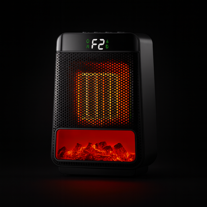 Electric Room Heater Compact Adjustable Energy Efficient