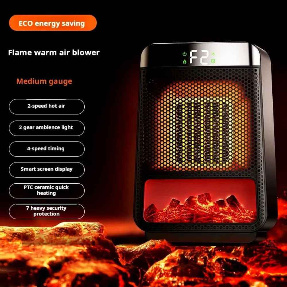 Electric Room Heater Compact Adjustable Energy Efficient