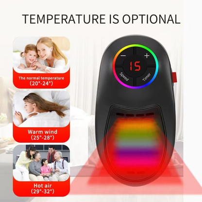 Electric Space Heater Digital Thermostat Energy Saving
