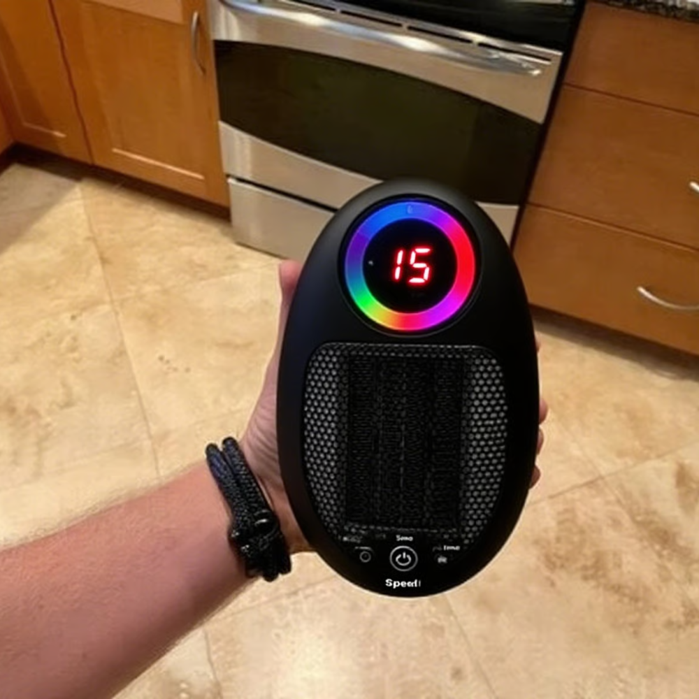 Electric Space Heater Digital Thermostat Energy Saving