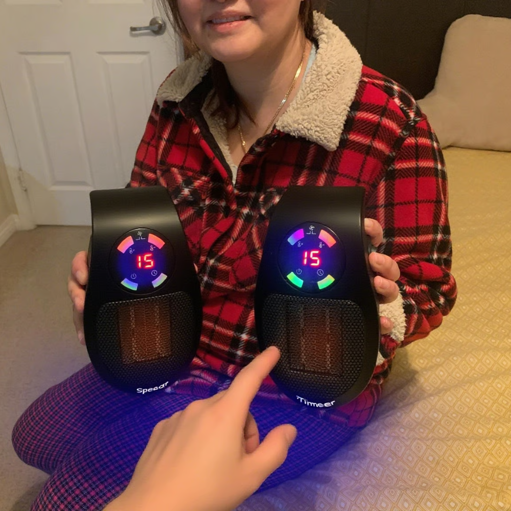 Electric Space Heater Digital Thermostat Energy Saving