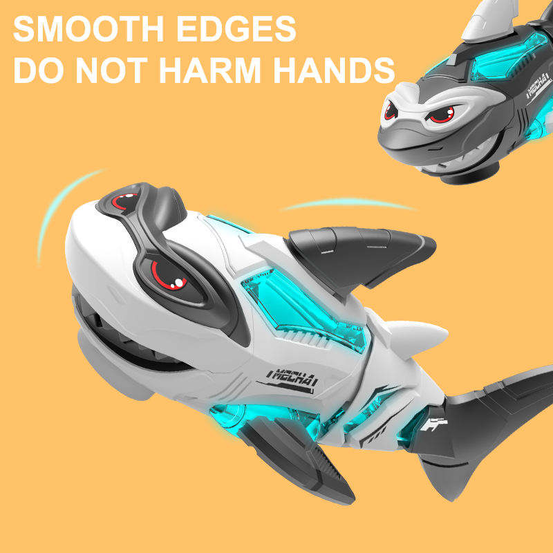 Electric Shark Toy Mechanical Shark with Light and Music