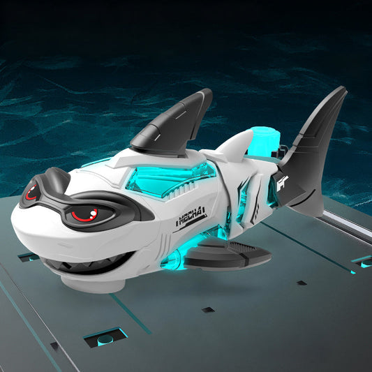 Electric Shark Toy Mechanical Shark with Light and Music