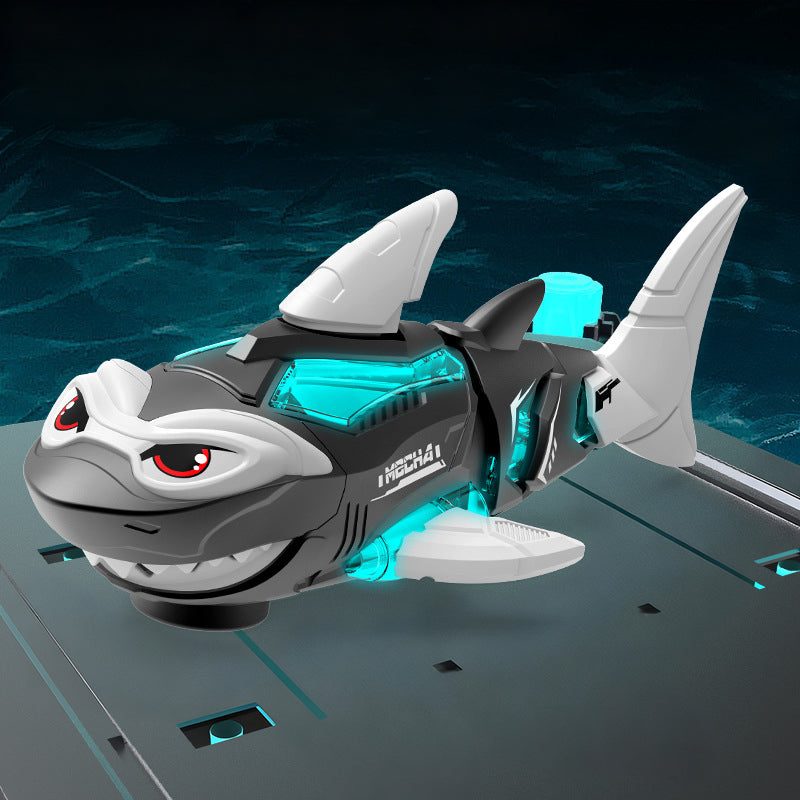 Electric Shark Toy Mechanical Shark with Light and Music