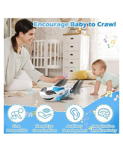 Electric Shark Toy Mechanical Shark with Light and Music
