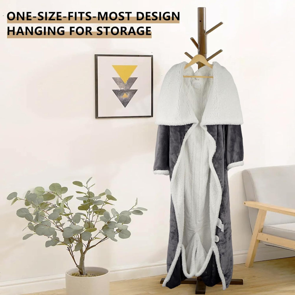 Heated Electric Blanket Throw Sleeves with Temperature Control