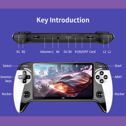 Portable Handheld Game Console Retro Video Game Player Built-In Games