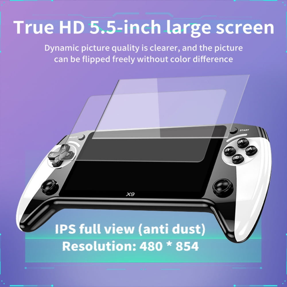 Portable Handheld Game Console Retro Video Game Player Built-In Games