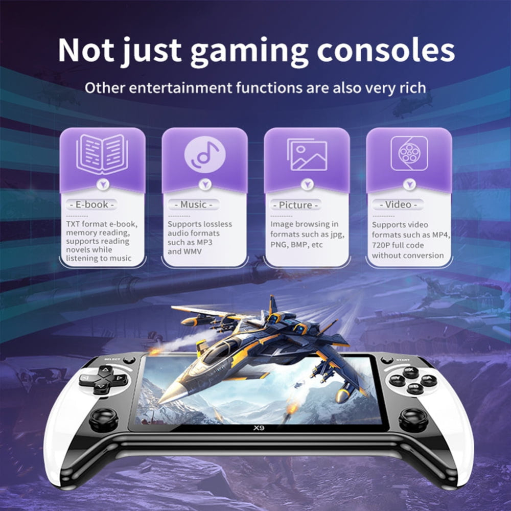 Portable Handheld Game Console Retro Video Game Player Built-In Games