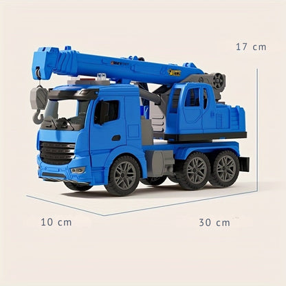 Toy Crane Truck with Lights and Sounds