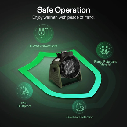 Adjustable Thermostat Space Heater