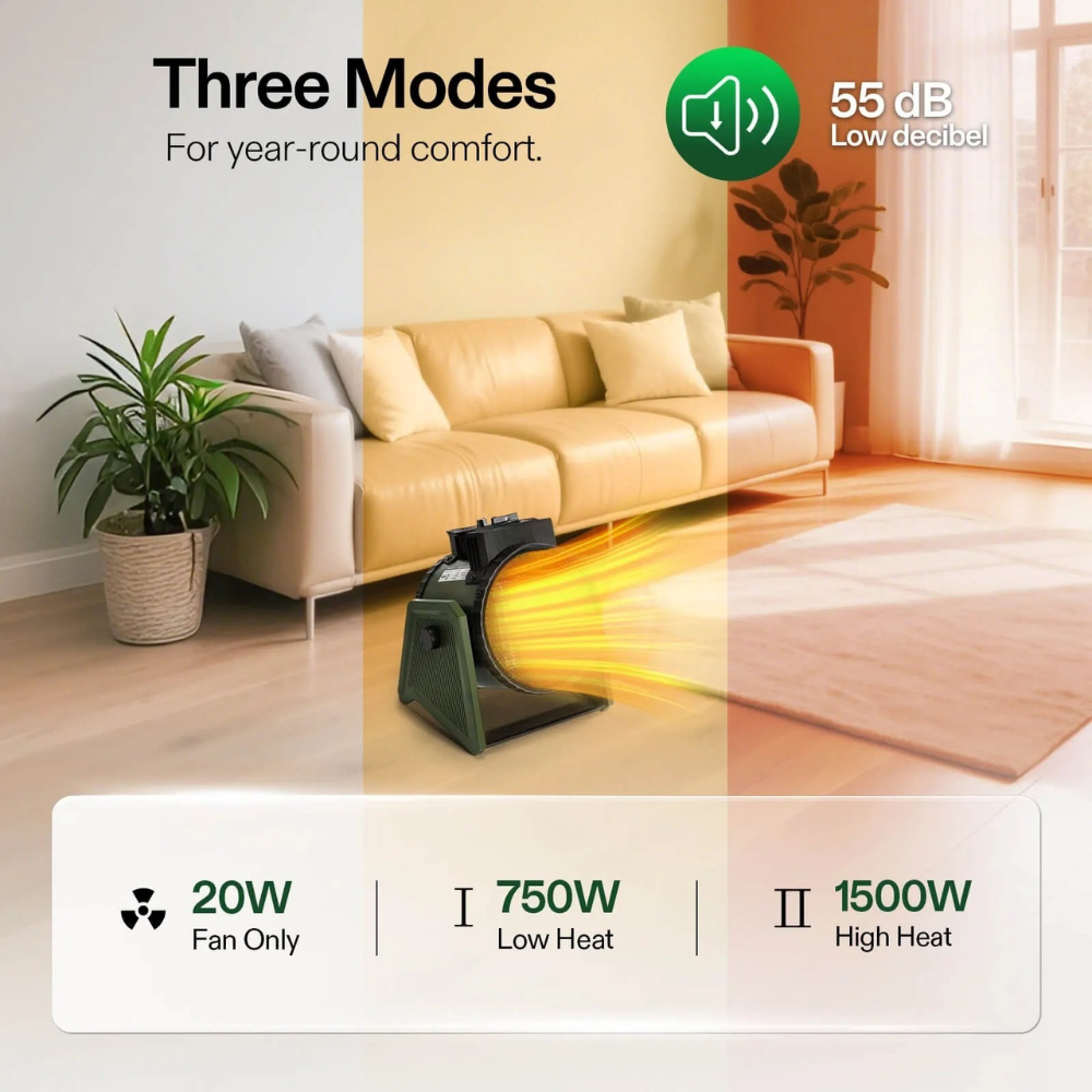 Adjustable Thermostat Space Heater