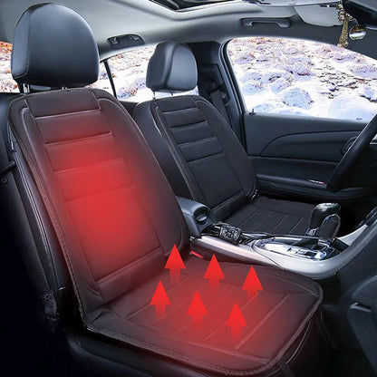 Heated Car Seat Cushion Pad Winter Warmer Full Coverage