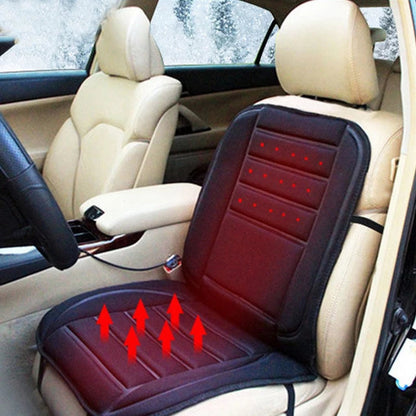 Heated Car Seat Cushion Pad Winter Warmer Full Coverage