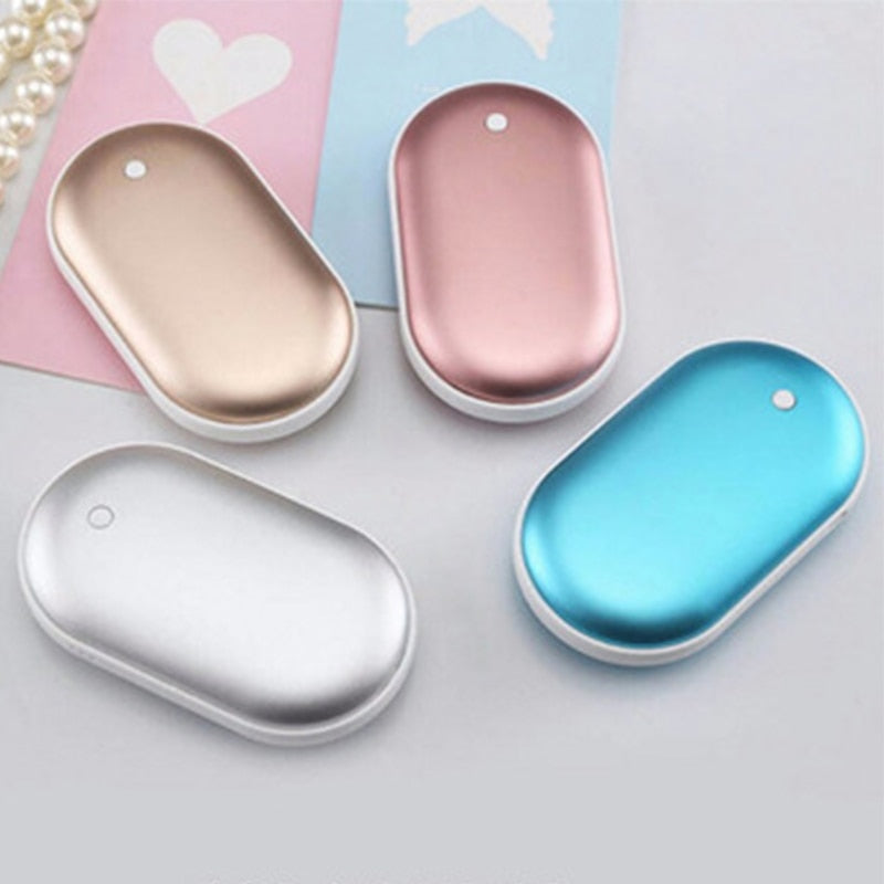 Rechargeable Hand Warmer Power Bank Portable Charger Device
