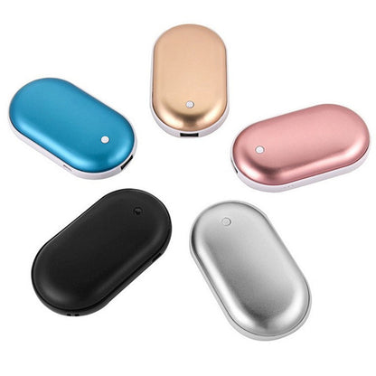 Rechargeable Hand Warmer Power Bank Portable Charger Device