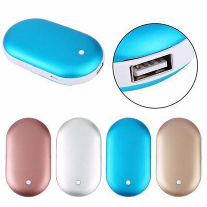 Rechargeable Hand Warmer Power Bank Portable Charger Device