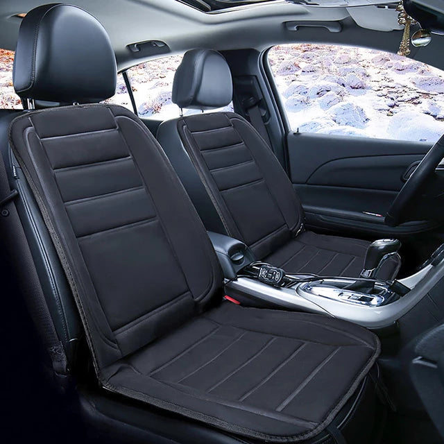 Heated Car Seat Cushion Pad Winter Warmer Full Coverage