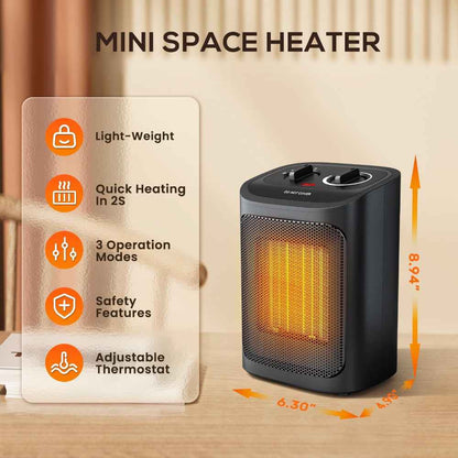 Electric Space Heater for Bedroom