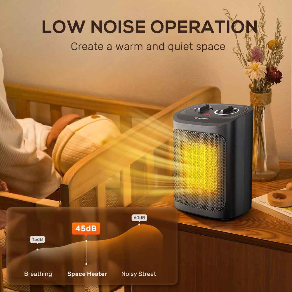 Electric Space Heater for Bedroom