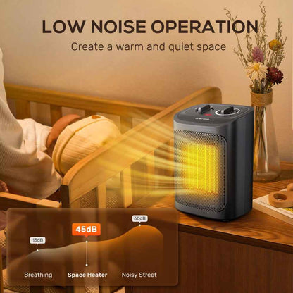 Electric Space Heater for Bedroom