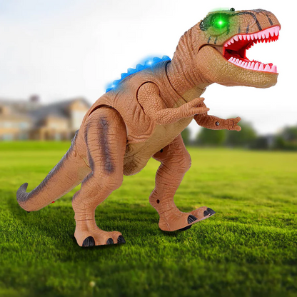 Remote Control Walking Dinosaur Toy with Roaring LED Lights