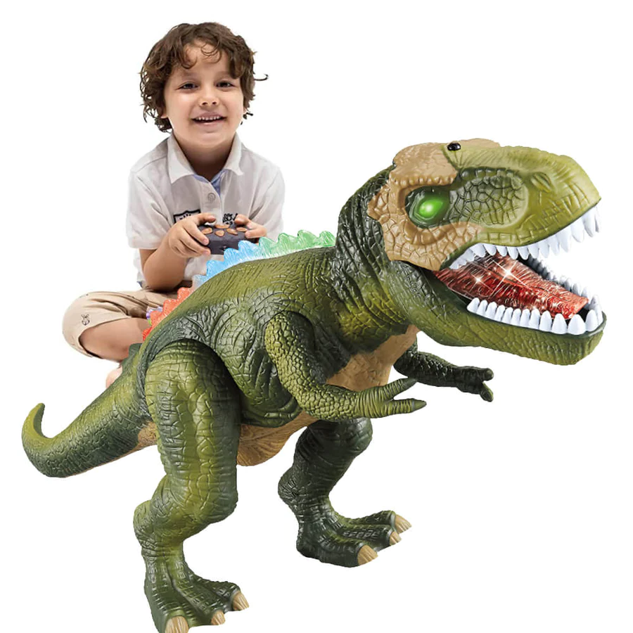 Remote Control Walking Dinosaur Toy with Roaring LED Lights