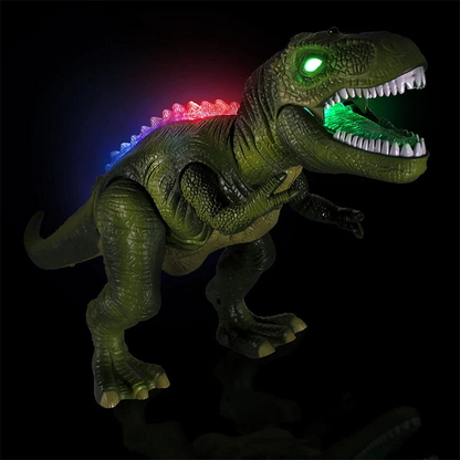 Remote Control Walking Dinosaur Toy with Roaring LED Lights