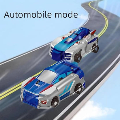 Kids 2-in-1 Transformer Car Dinosaur Magnetic Toy Set