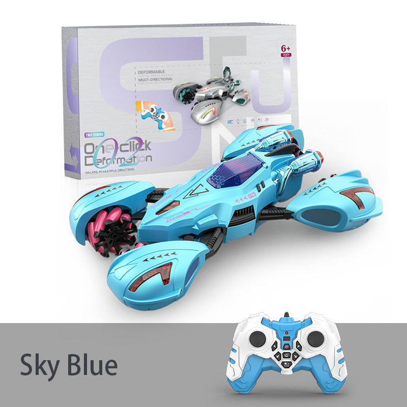 Kids Remote Control Stunt Car 360 Rotation 4WD Robot Vehicle