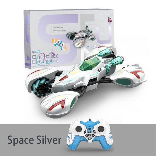 Kids Remote Control Stunt Car 360 Rotation 4WD Robot Vehicle