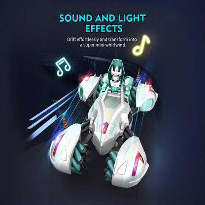 Kids Remote Control Stunt Car 360 Rotation 4WD Robot Vehicle