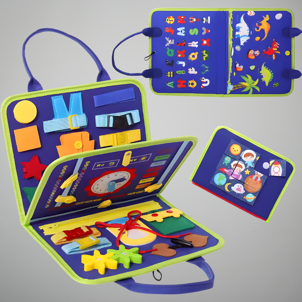 Montessori Busy Board Sensory Toy for Kids