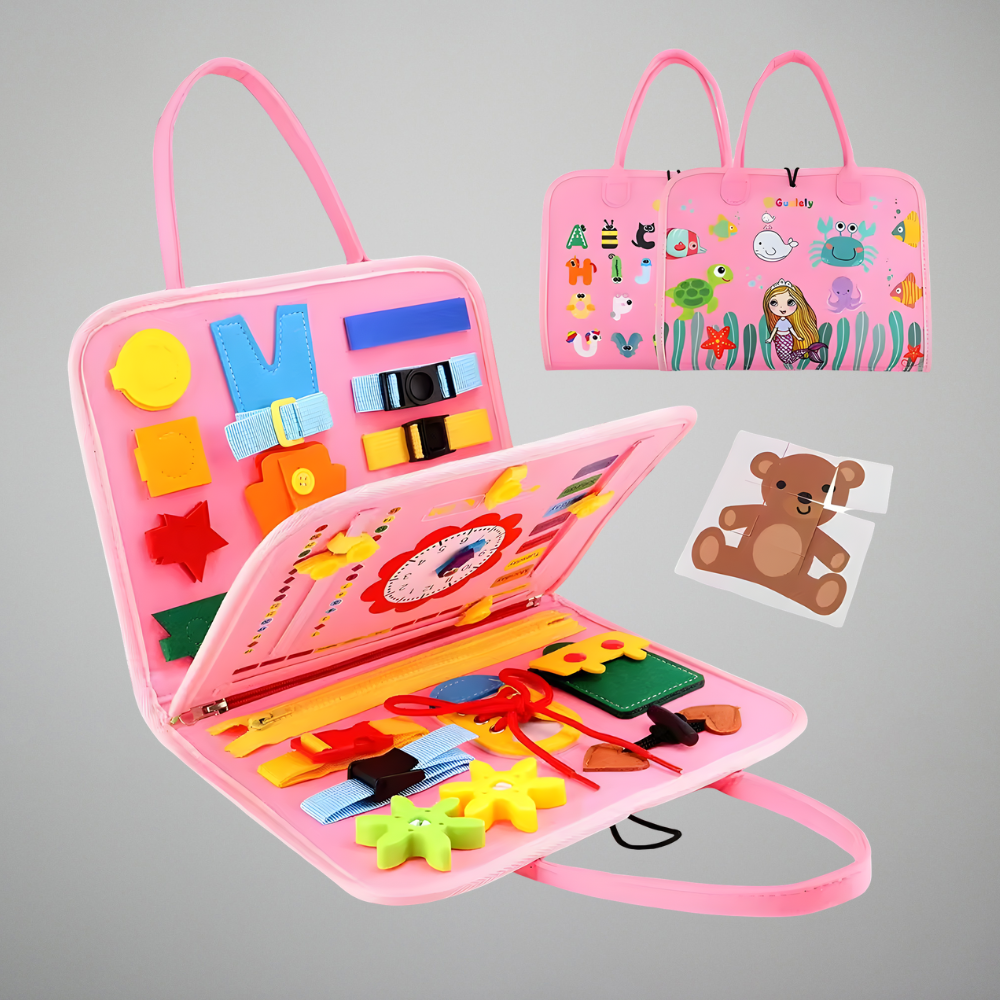 Montessori Busy Board Sensory Toy for Kids