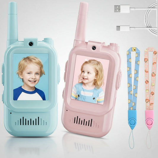 Kids Walkie Talkies Two-Way Video Chat Set