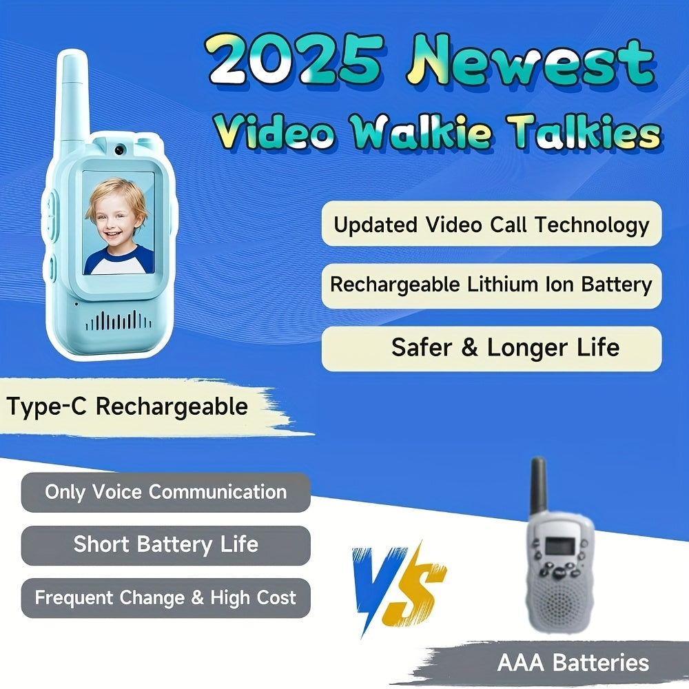 Kids Walkie Talkies Two-Way Video Chat Set