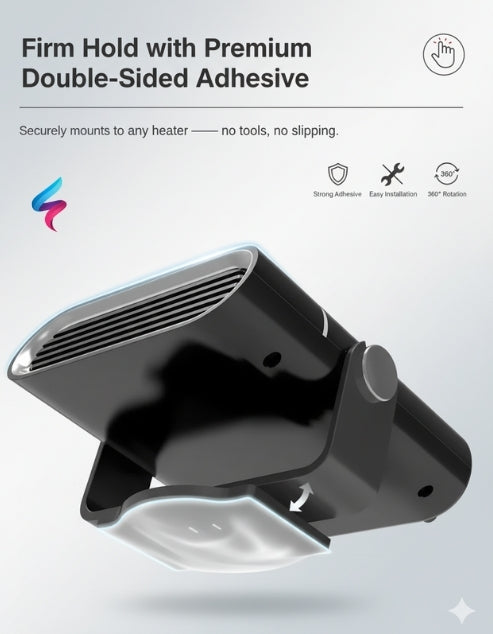 Portable Car Heater 4-in-1 Fan Heating Cooling Defrosting 12V